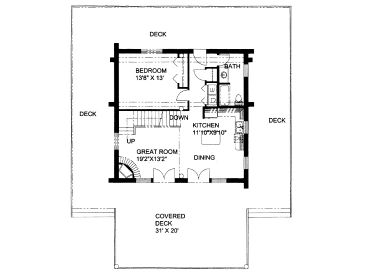 1st Floor Plan, 012L-0078