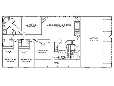 Floor Plan, 048H-0013