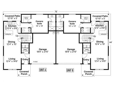 1st Floor Plan, 051M-0035