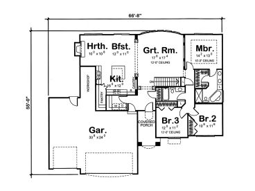 Floor Plan, 050H-0029