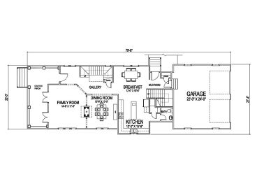 1st Floor Plan, 058H-0057