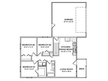 Floor Plan, 048H-0015