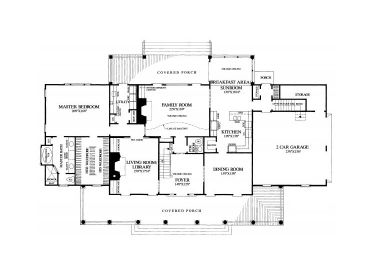 1st Floor Plan, 063H-0146