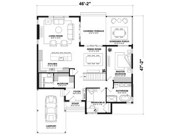 Floor Plan, 027H-0564