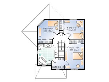 2nd Floor Plan, 027H-0170