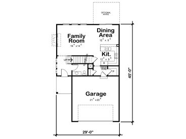 1st Floor Plan, 031H-0443