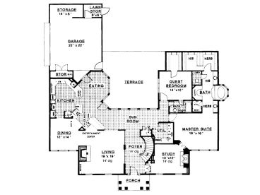 1st Floor Plan, 021H-0178