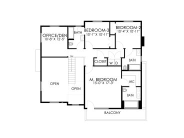 2nd Floor Plan, 056H-0001