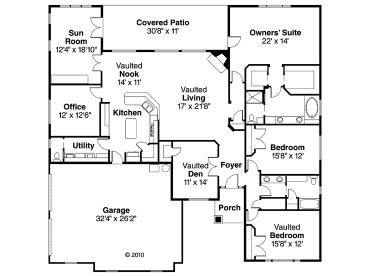 Floor Plan, 051H-0178