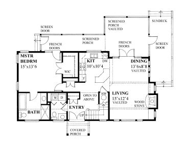 1st Floor Plan, 010H-0025