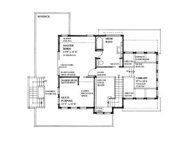 2nd Floor Plan, 010H-0015
