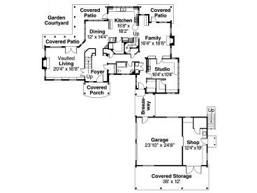 1st Floor Plan, 051H-0137