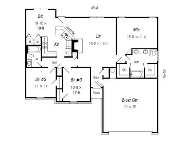 Floor Plan, 061H-0021