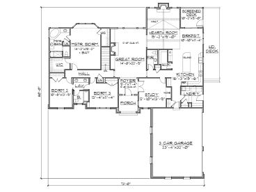 Floor Plan, 055H-0001