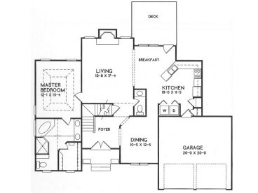 1st Floor Plan, 045H-0052