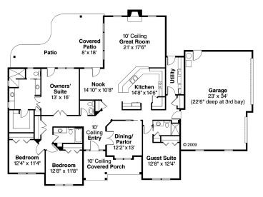 Floor Plan, 051H-0184