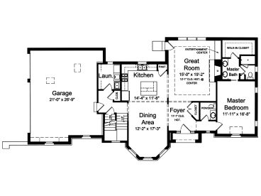 1st Floor Plan, 046H-0002