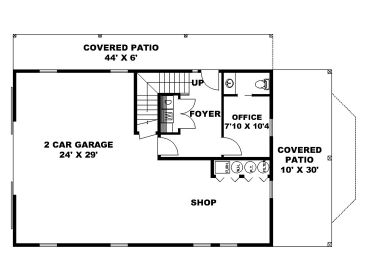 1st Floor Plan, 062G-0147