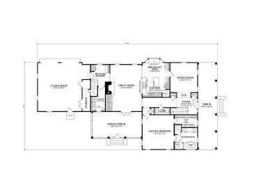 1st Floor Plan, 063H-0041