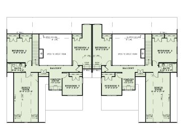 2nd Floor Plan, 025M-0080