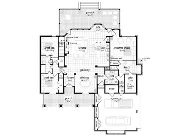 1st Floor Plan, 021H-0291