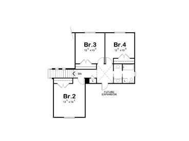 2nd Floor Plan, 031H-0223