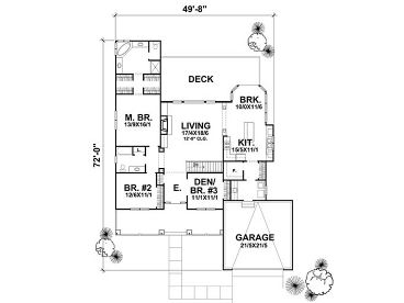 Floor Plan, 016H-0061