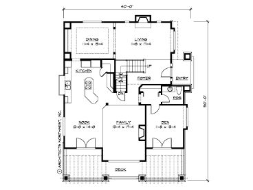 1st Floor Plan, 035H-0057