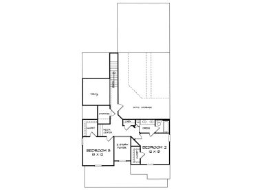 2nd Floor Plan, 019H-0104