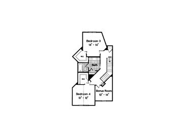 2nd Floor Plan, 043H-0190