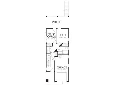 1st Floor Plan, 034H-0322