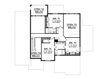 2nd Floor Plan, 020H-0193
