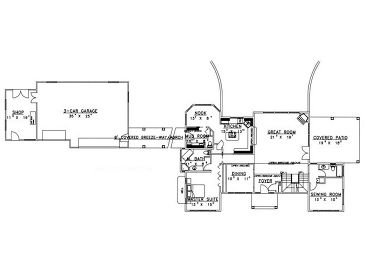 1st Floor Plan, 012H-0030