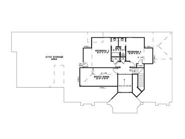 2nd Floor Plan, 025H-0170