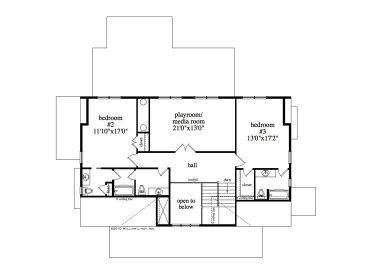2nd Floor Plan, 053H-0072