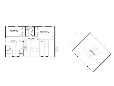 2nd Floor Plan, 025L-0049