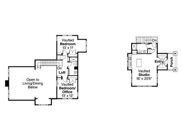 2nd Floor Plan, 051H-0124