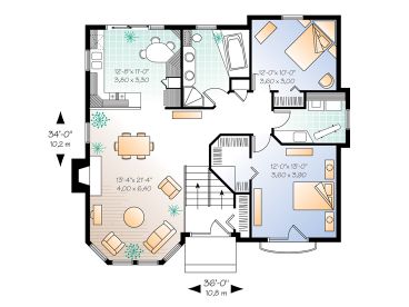 Floor Plan, 027H-0210