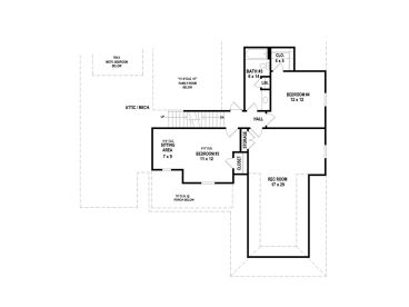 2nd Floor Plan, 006H-0188