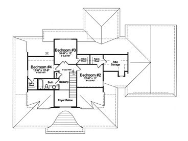 2nd Floor Plan, 046H-0099