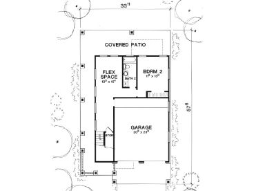 1st Floor Plan, 036H-0056