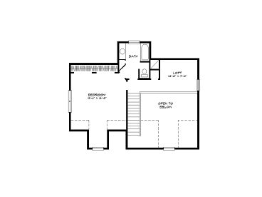 2nd Floor Plan, 008H-0033