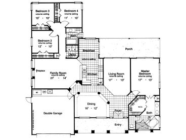Floor Plan, 043H-0100