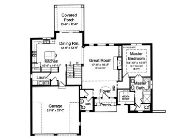 1st Floor Plan, 046H-0009