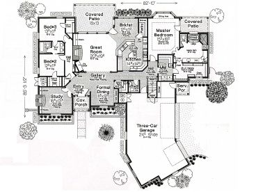 1st Floor Plan, 002H-0041