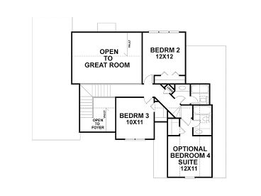 2nd Floor Plan, 007H-0037