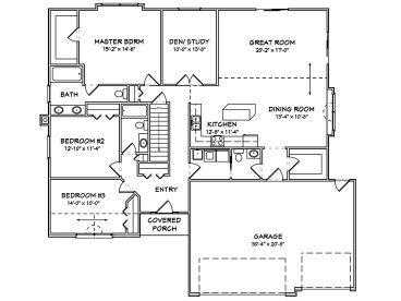 Floor Plan, 048H-0032