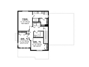 2nd Floor Plan, , 020H-0436