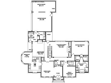 1st Floor Plan, 006H-0121