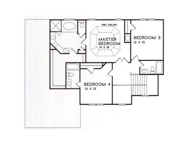 2nd Floor Plan, 045H-0061